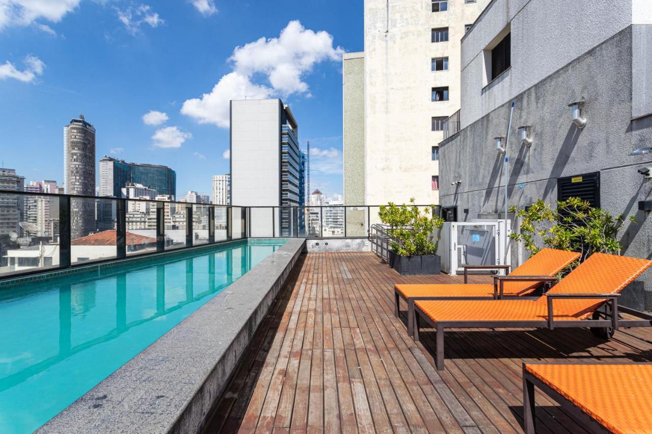 Aurora Paulistana A Passos Do Metro Republica Apartment เซาเปาโล ภายนอก รูปภาพ