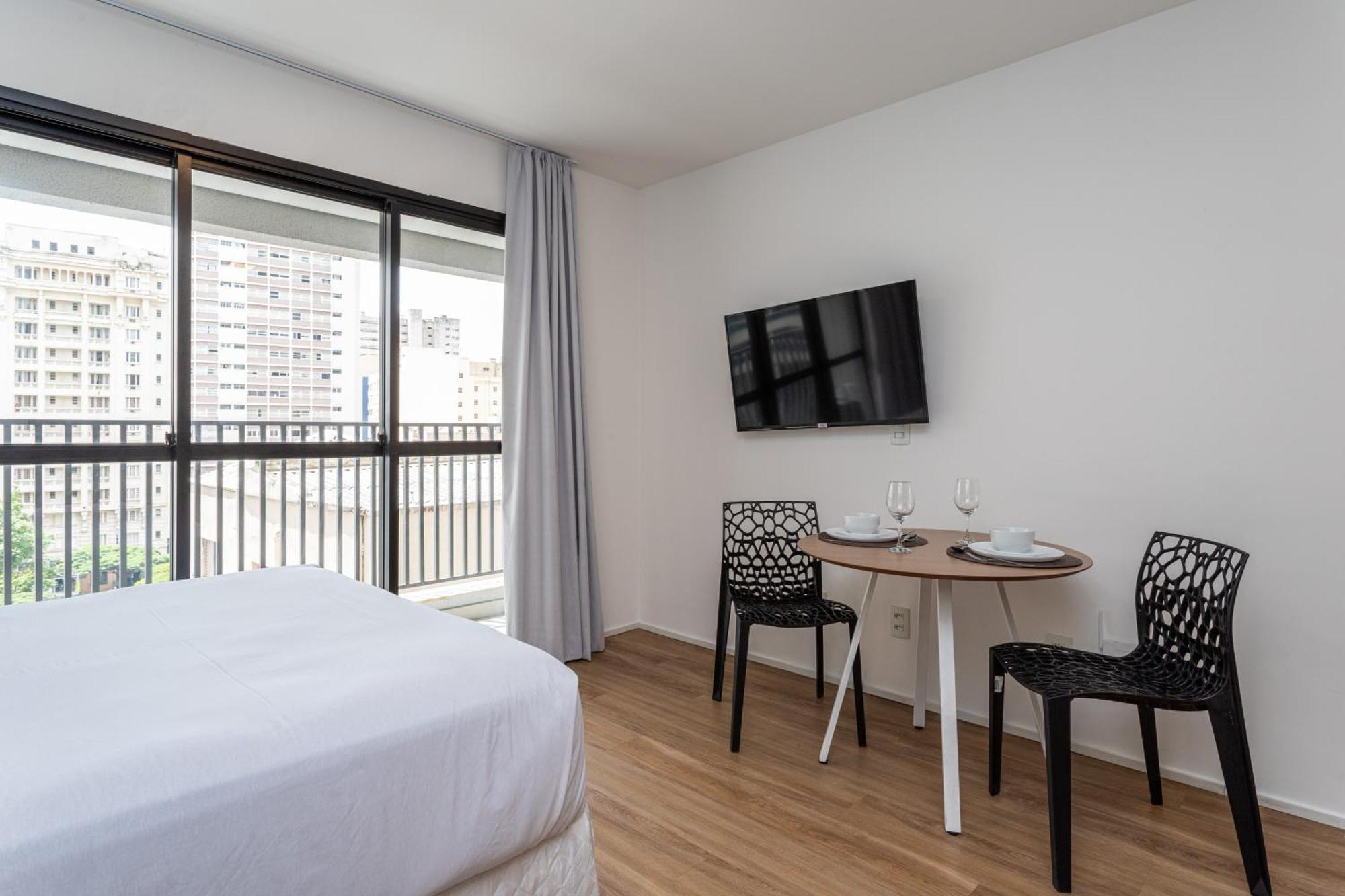 Aurora Paulistana A Passos Do Metro Republica Apartment เซาเปาโล ภายนอก รูปภาพ